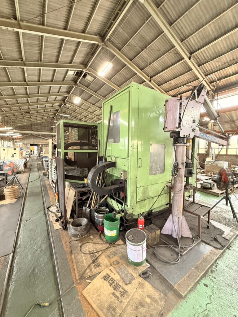 機械設備の撤去前