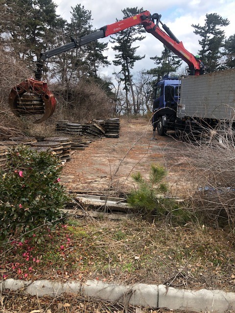 彦根市大藪浄水場　お引き取り