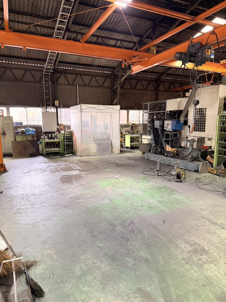 大型工作機撤去　施工後