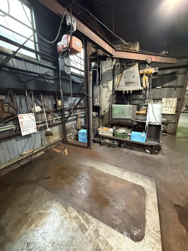 機械設備の撤去後