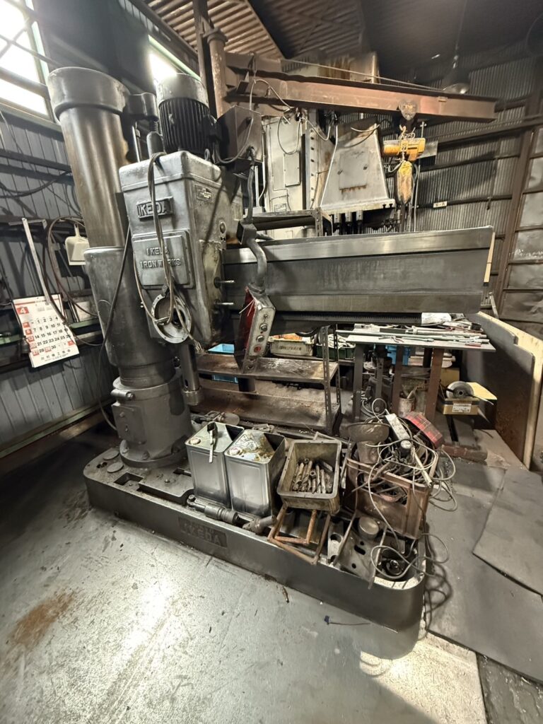 機械設備の撤去前